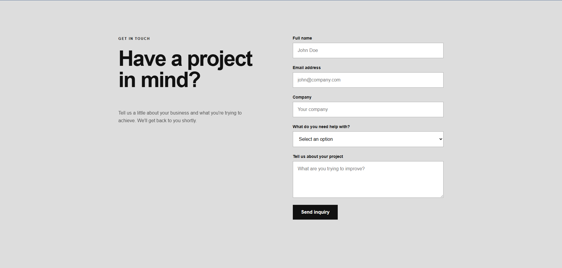 Screenshot of the project Lead Intake Automation